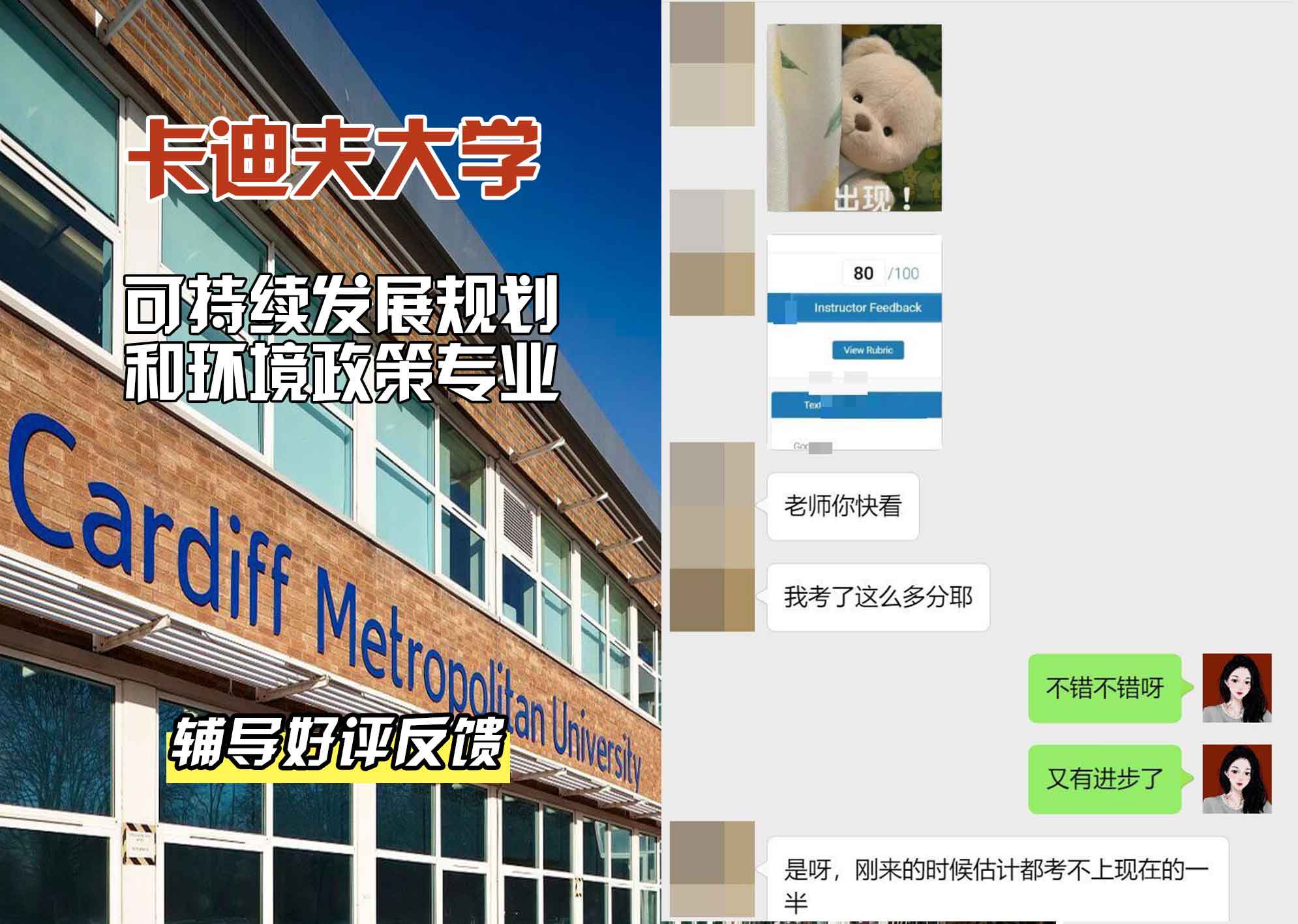 卡迪夫大学cardiff可持续发展规划和环境政策辅导好评反馈