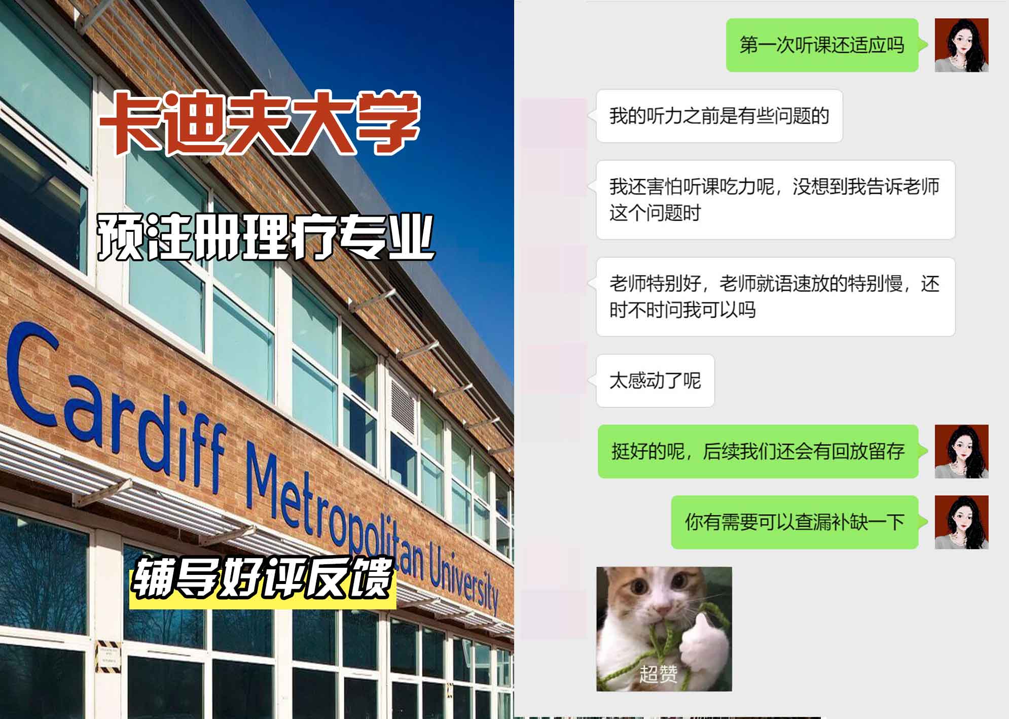 卡迪夫大学cardiff物理治疗辅导好评反馈