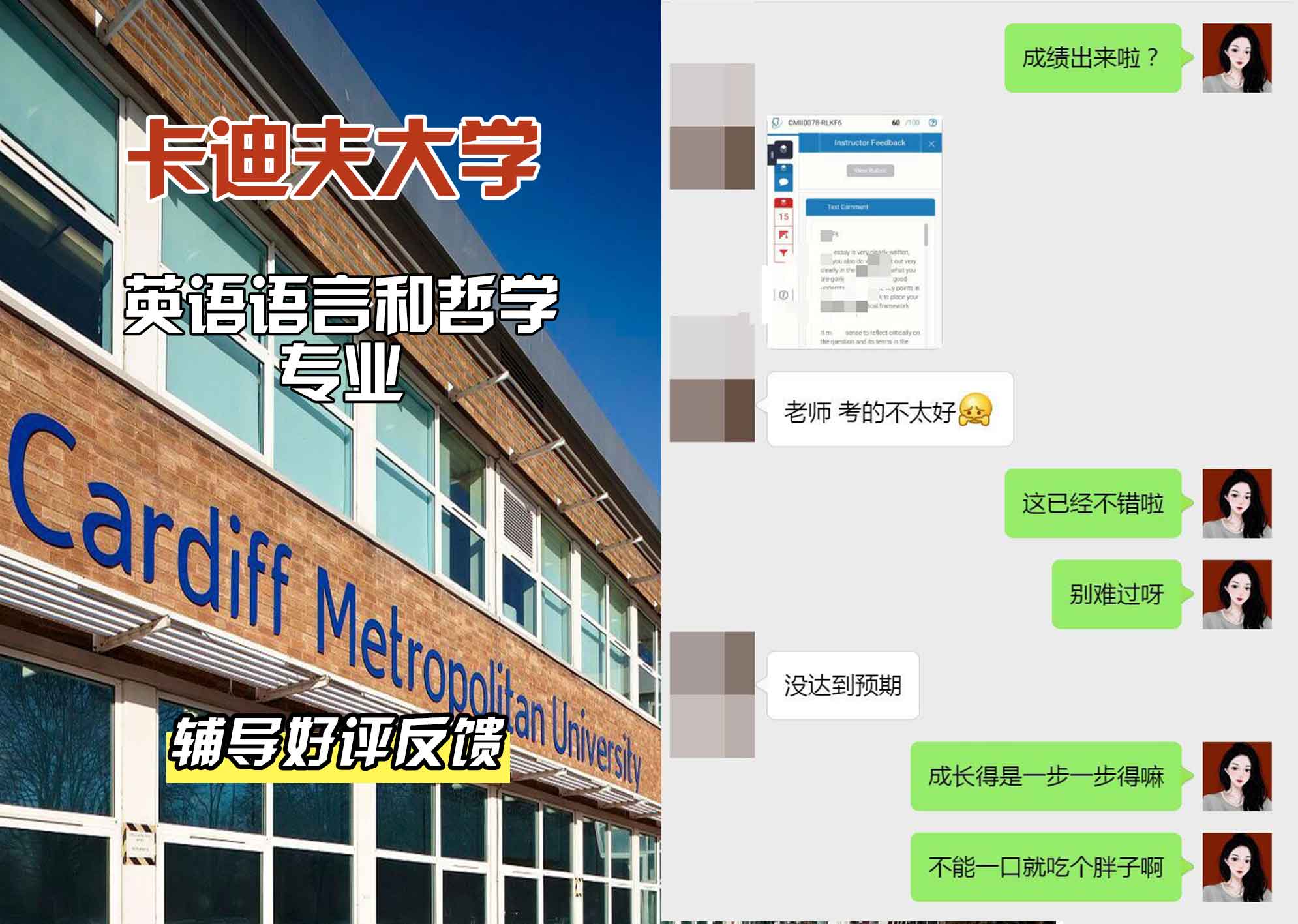 卡迪夫大学cardiff英语语言和哲学辅导好评反馈