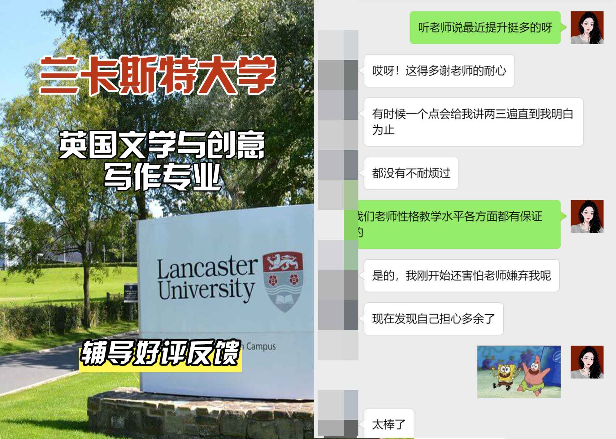 LU兰卡英国文学与创意写作辅导好评反馈