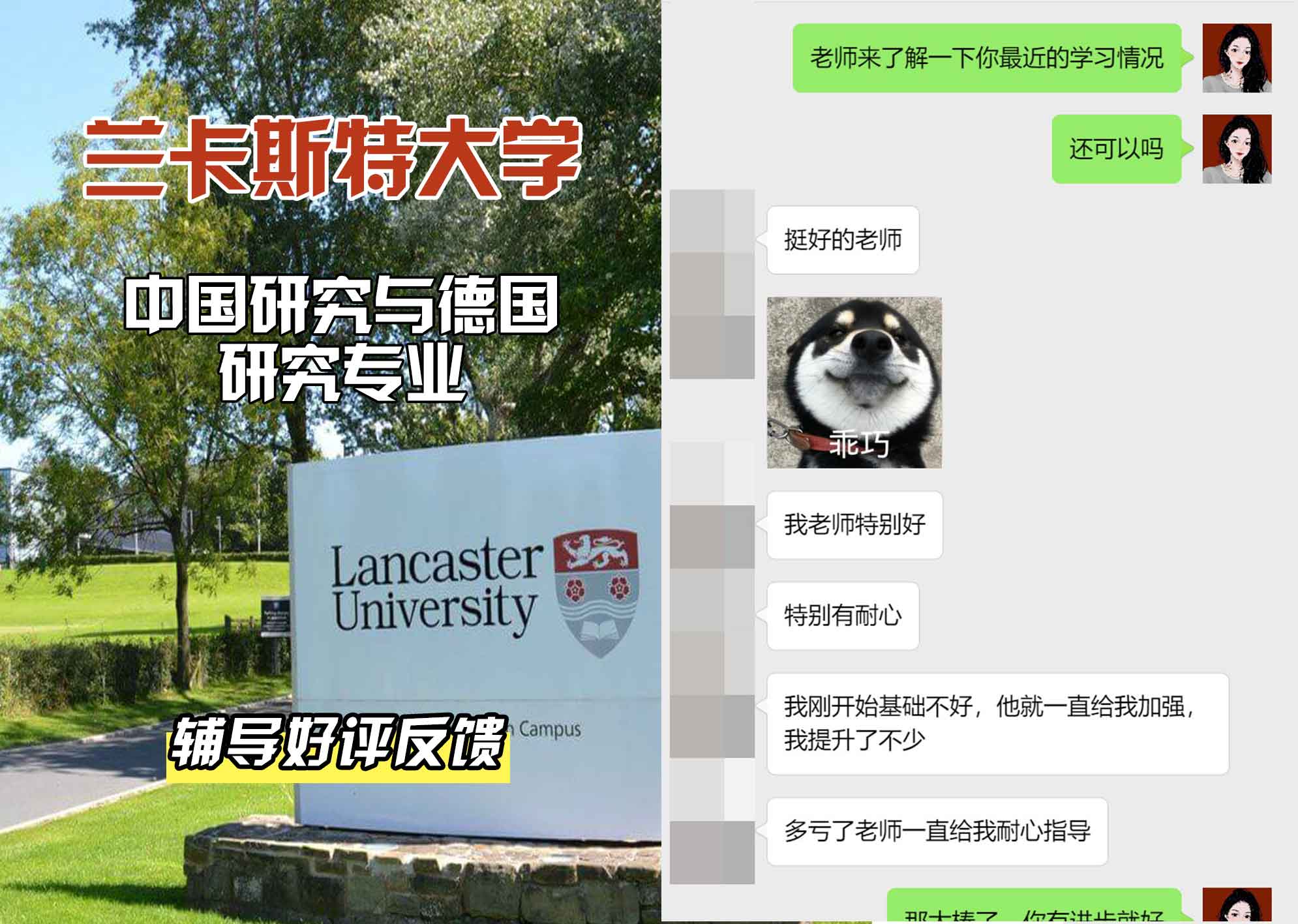 LU兰卡中国研究与德国研究辅导好评反馈