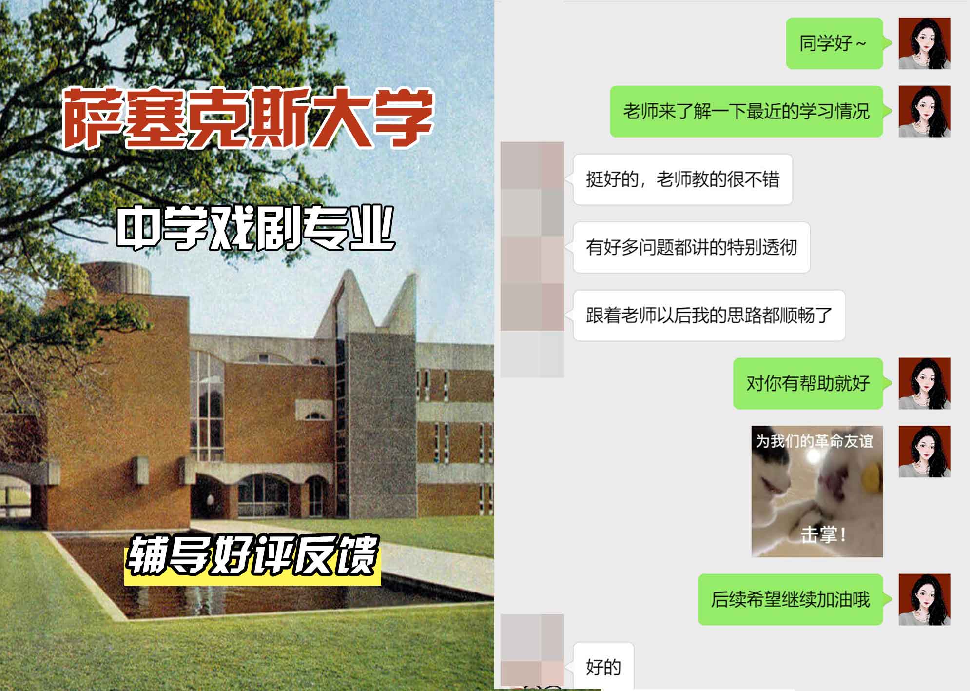 Sussex萨塞克斯大学中学戏剧辅导好评反馈