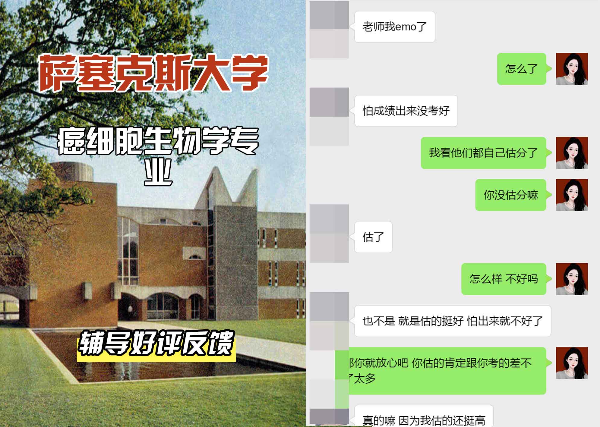 Sussex萨塞克斯大学癌细胞生物学辅导好评反馈