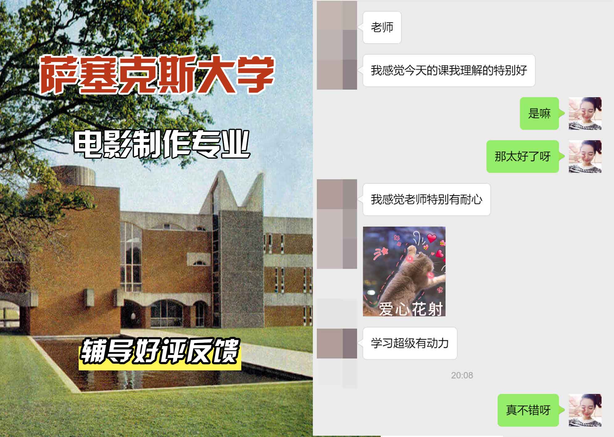 Sussex萨塞克斯大学电影制作辅导好评反馈