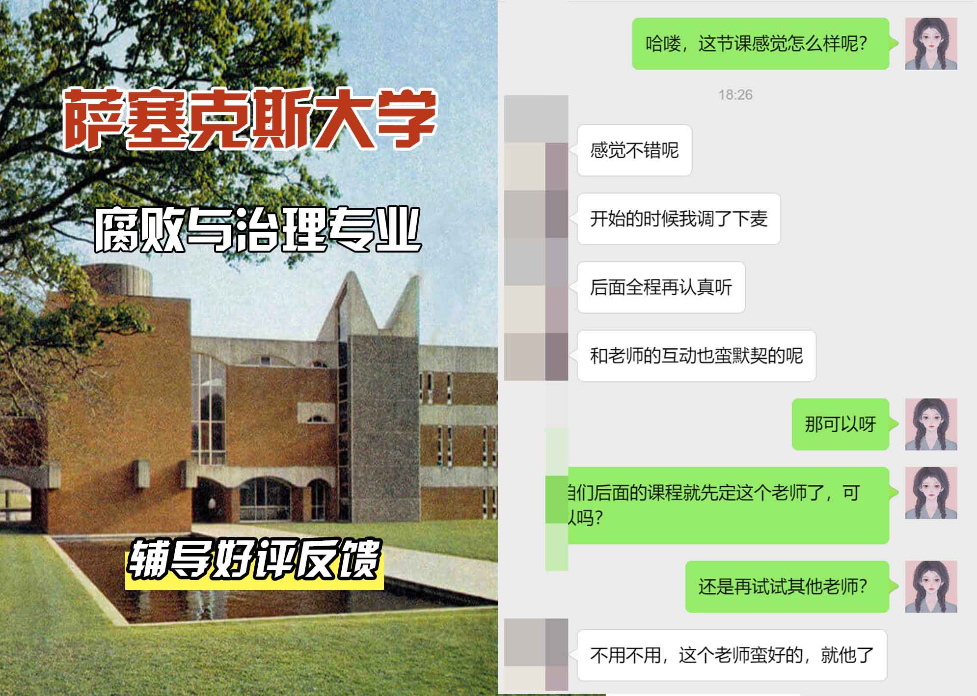 Sussex萨塞克斯大学腐败与治理辅导好评反馈