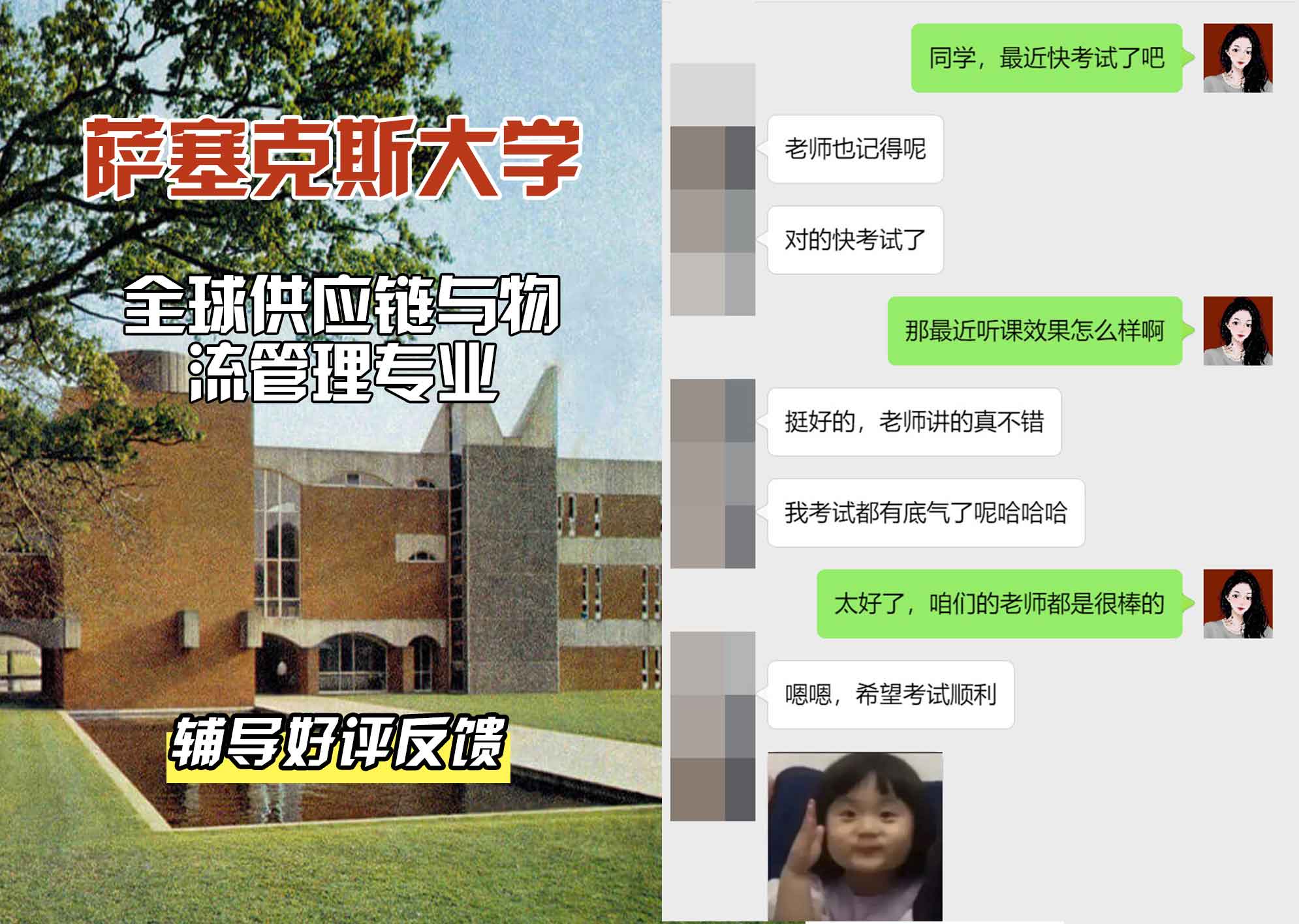 Sussex萨塞克斯大学全球供应链与物流管理辅导好评反馈