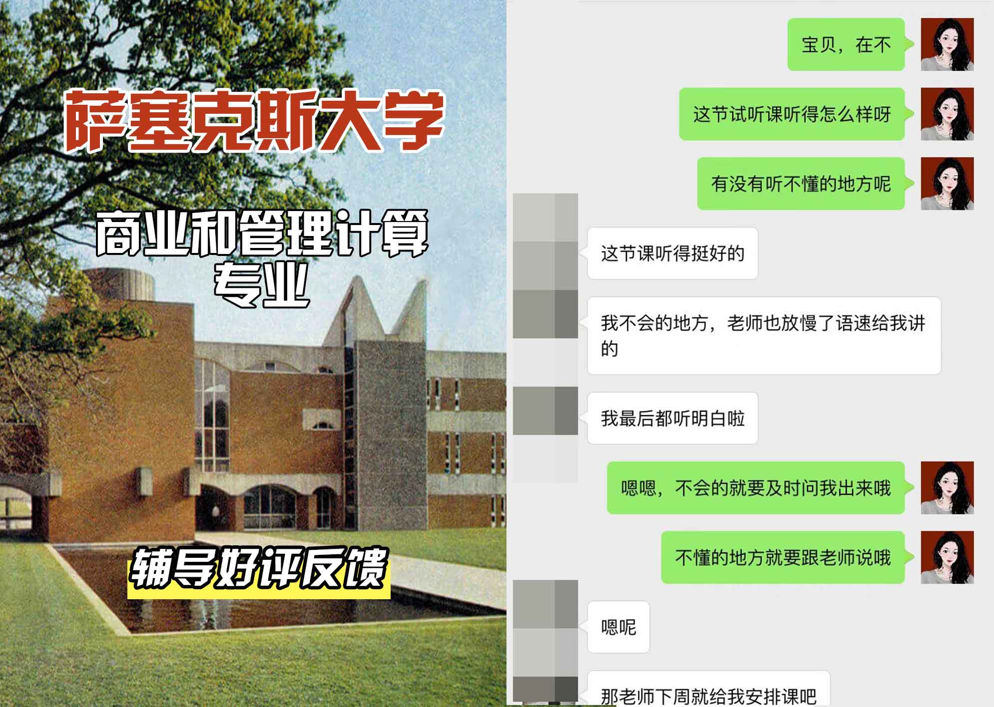 Sussex萨塞克斯大学商业和管理计算辅导好评反馈