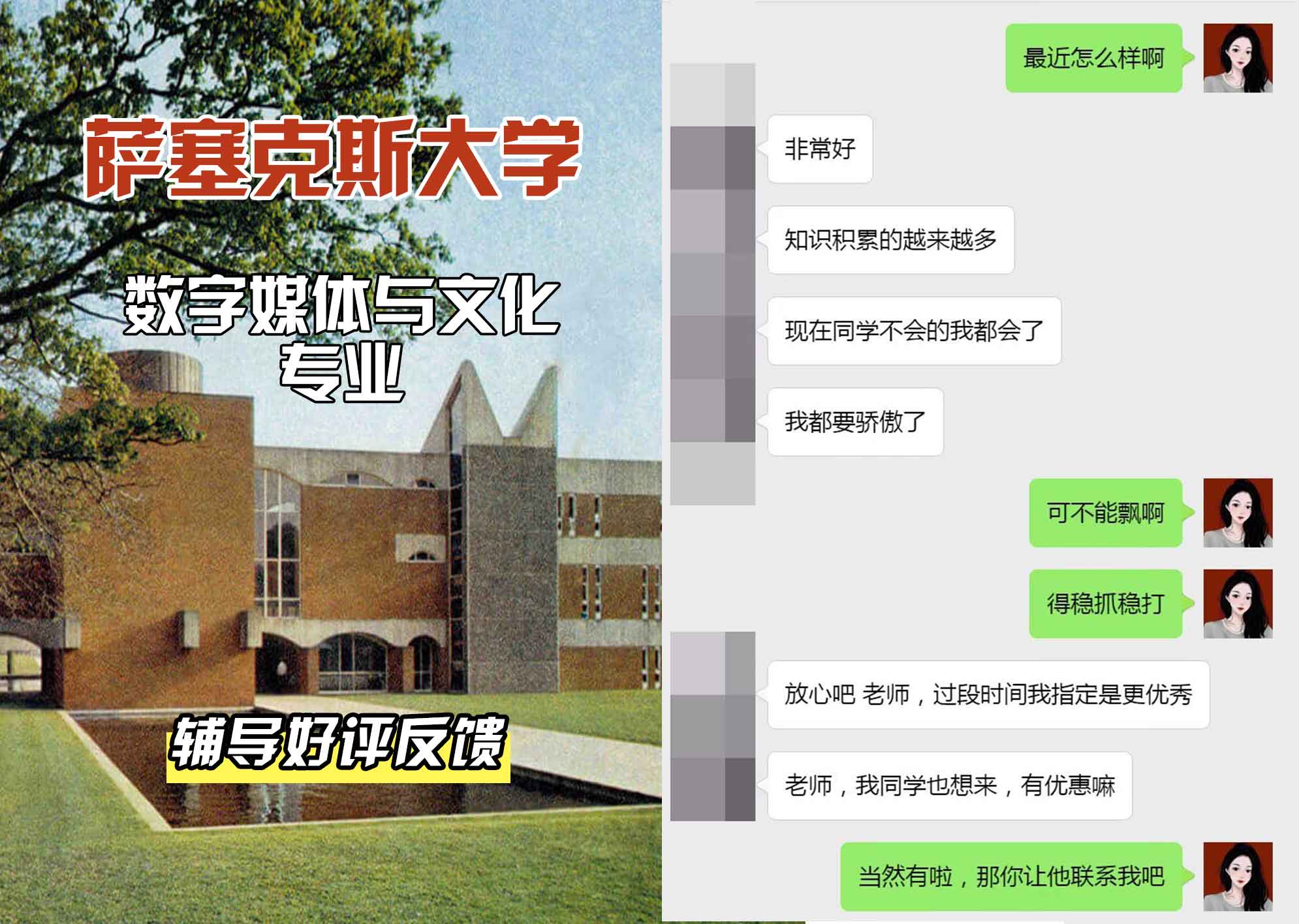 Sussex萨塞克斯大学数字媒体与文化辅导好评反馈