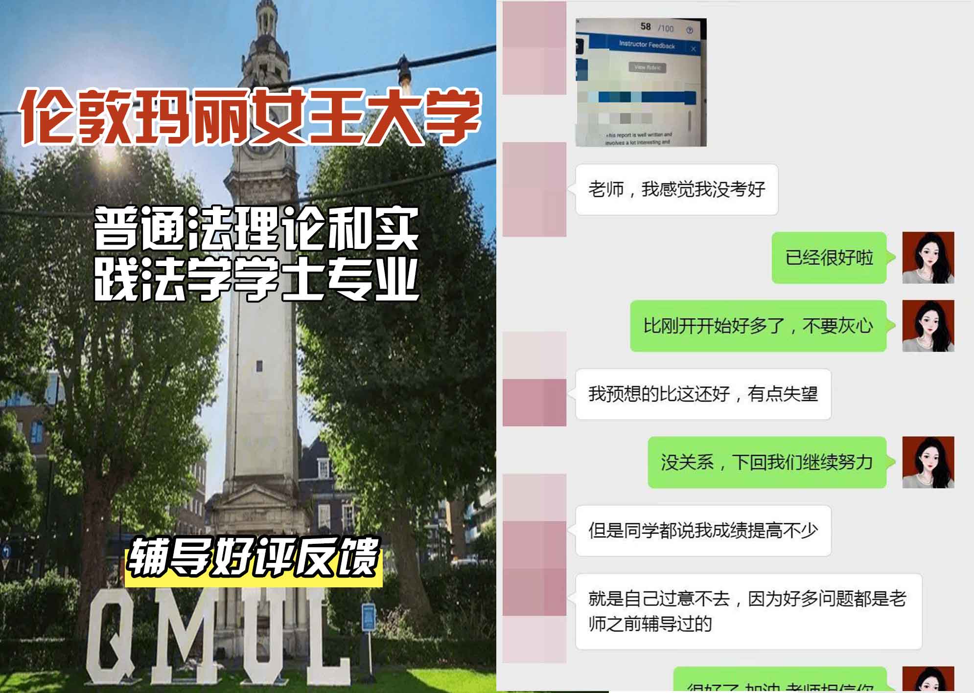 QM女王大学普通法理论与实践辅导好评反馈
