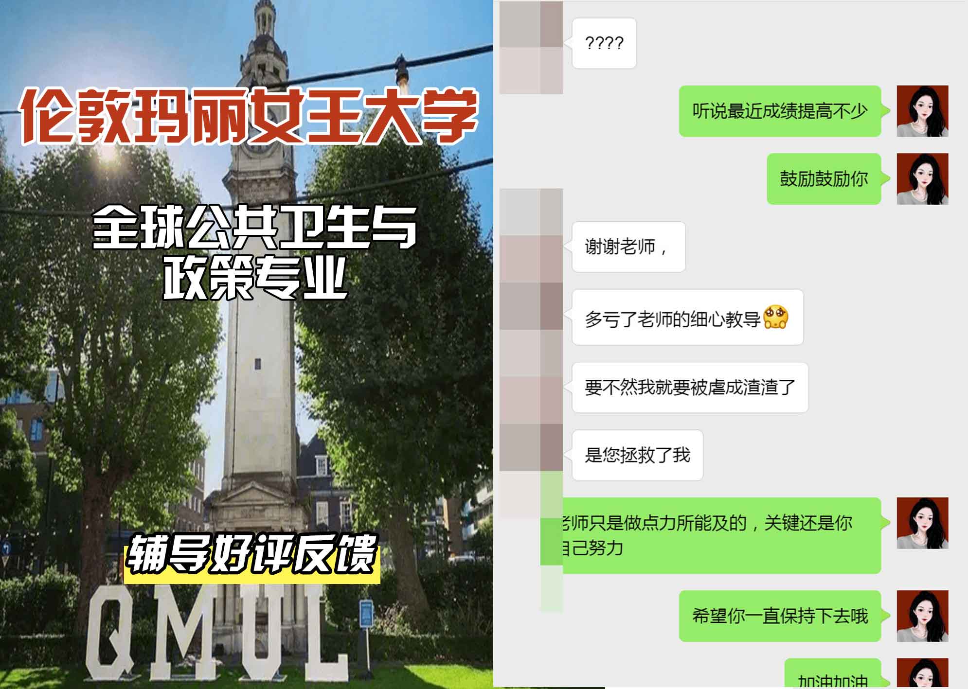 QM女王大学全球公共卫生与政策辅导好评反馈