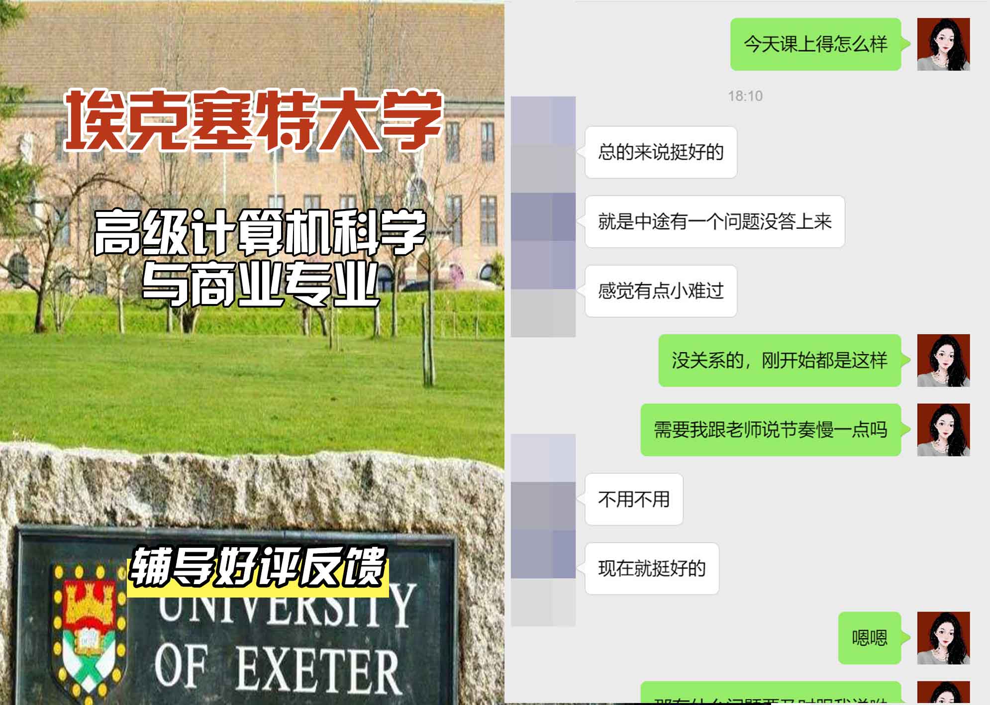 埃大埃克塞特大学高级计算机科学与商业辅导好评反馈