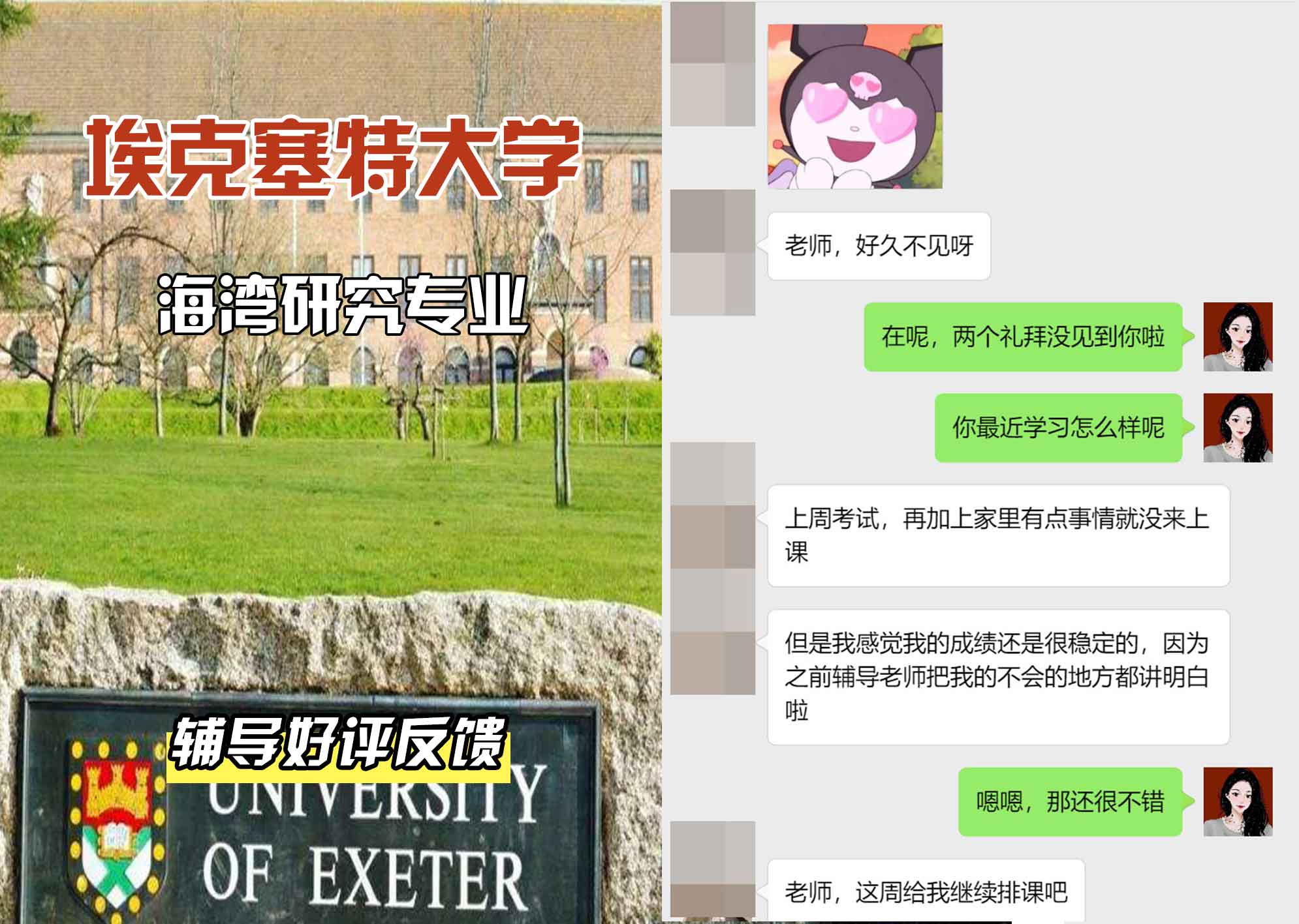 埃大埃克塞特大学海湾研究辅导好评反馈