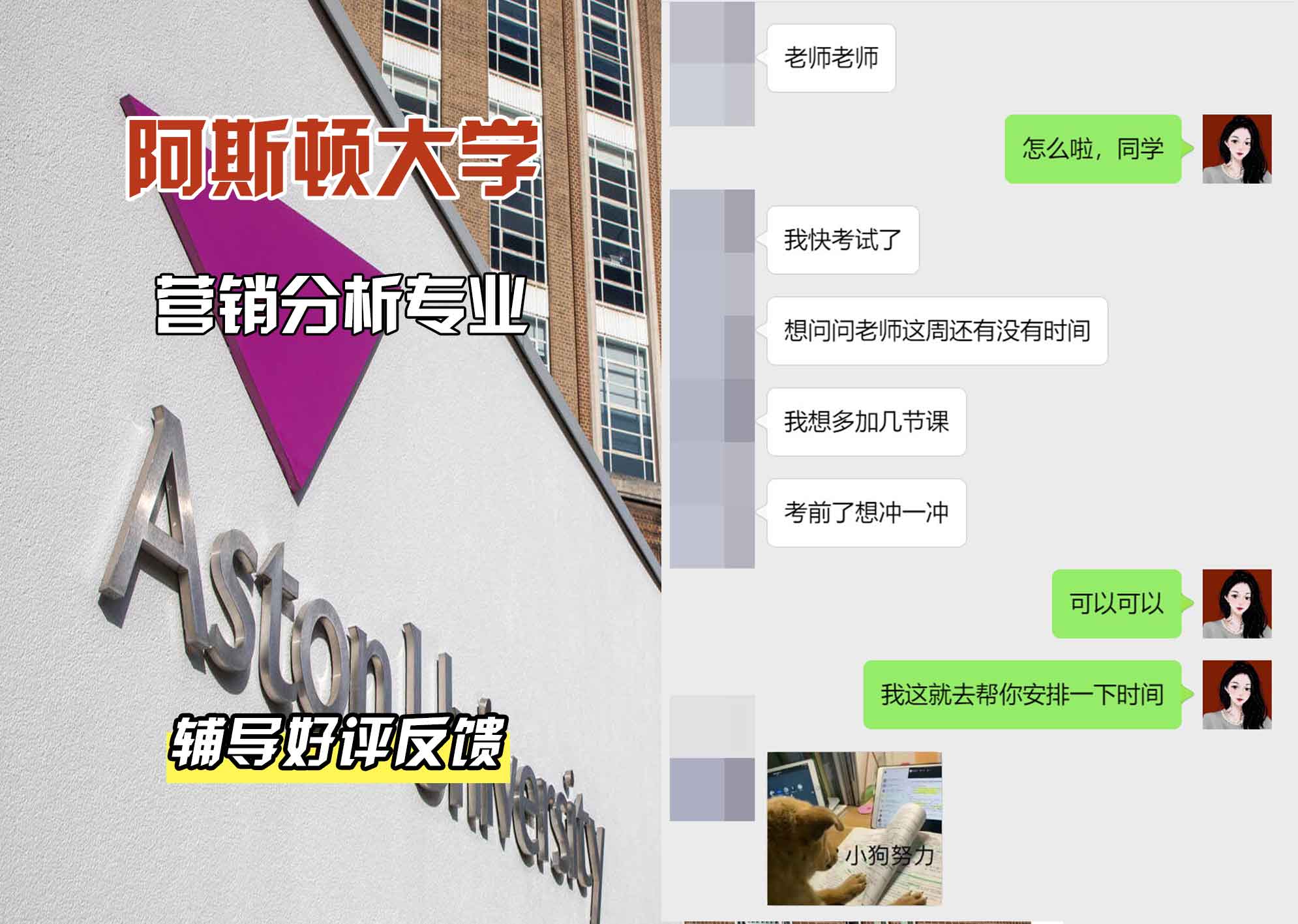 Aston阿斯顿大学营销分析辅导好评反馈