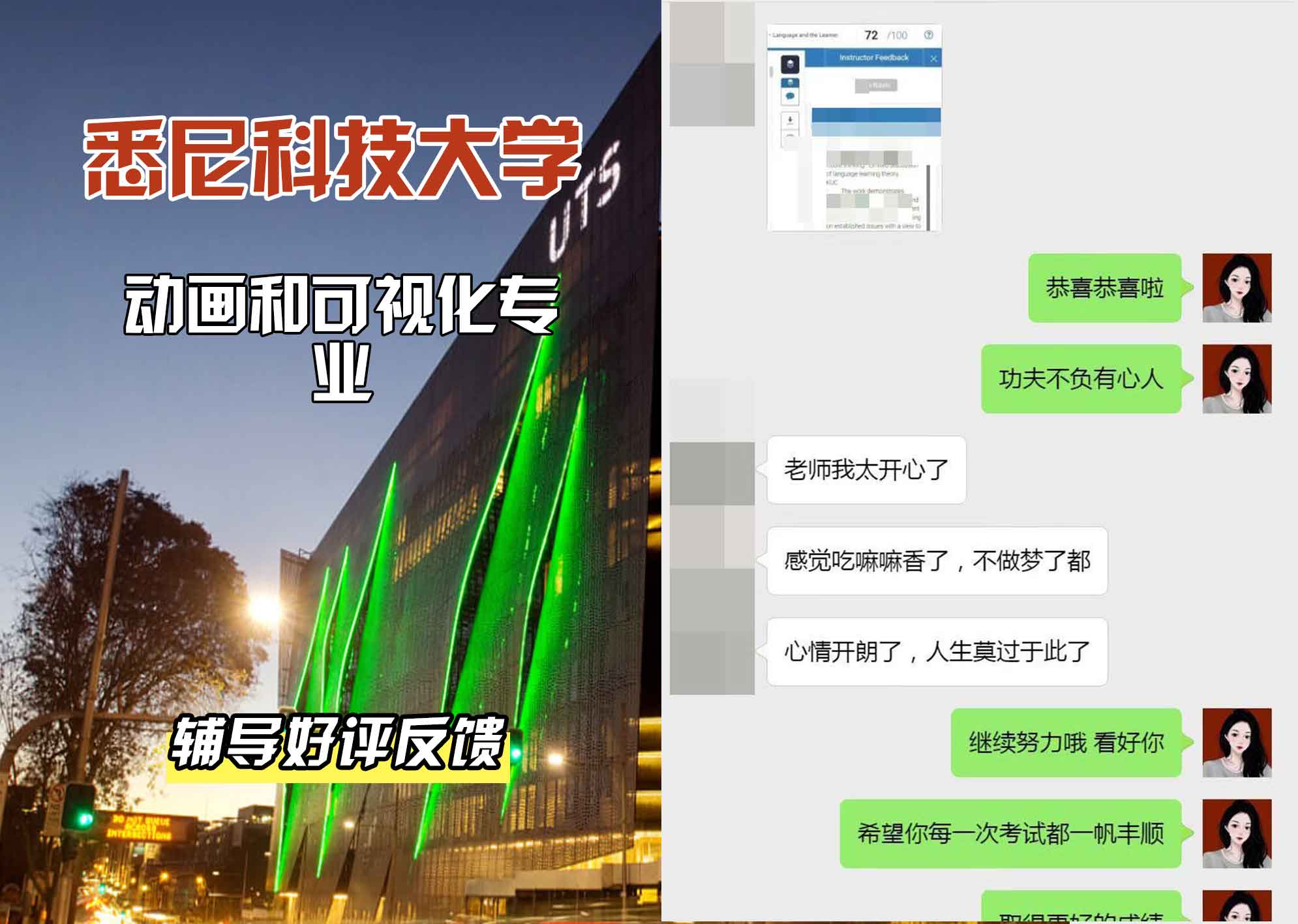 悉尼科技大学UTS动画和可视化辅导好评反馈