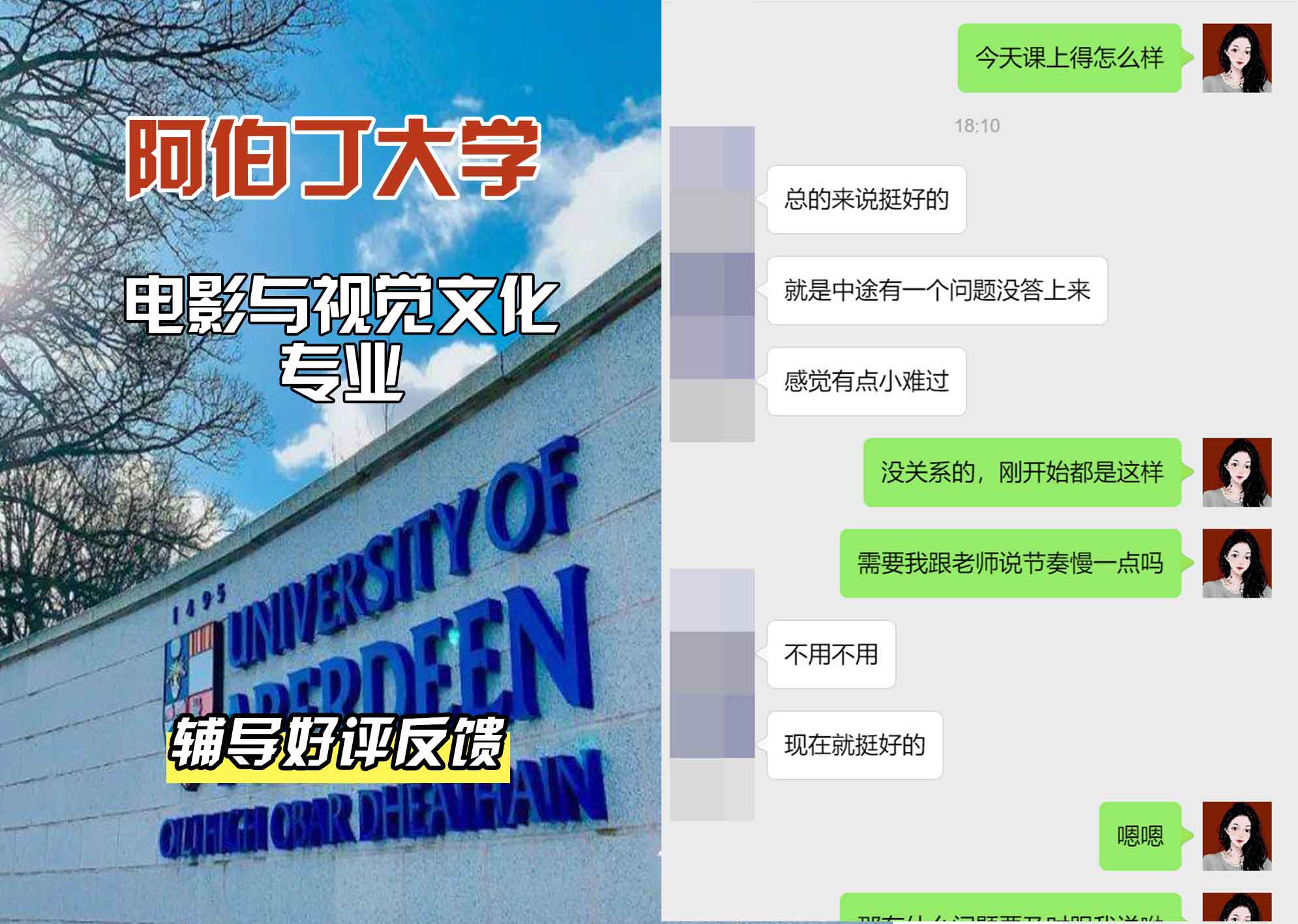 阿伯丁大学ABDN电影与视觉文化辅导好评反馈