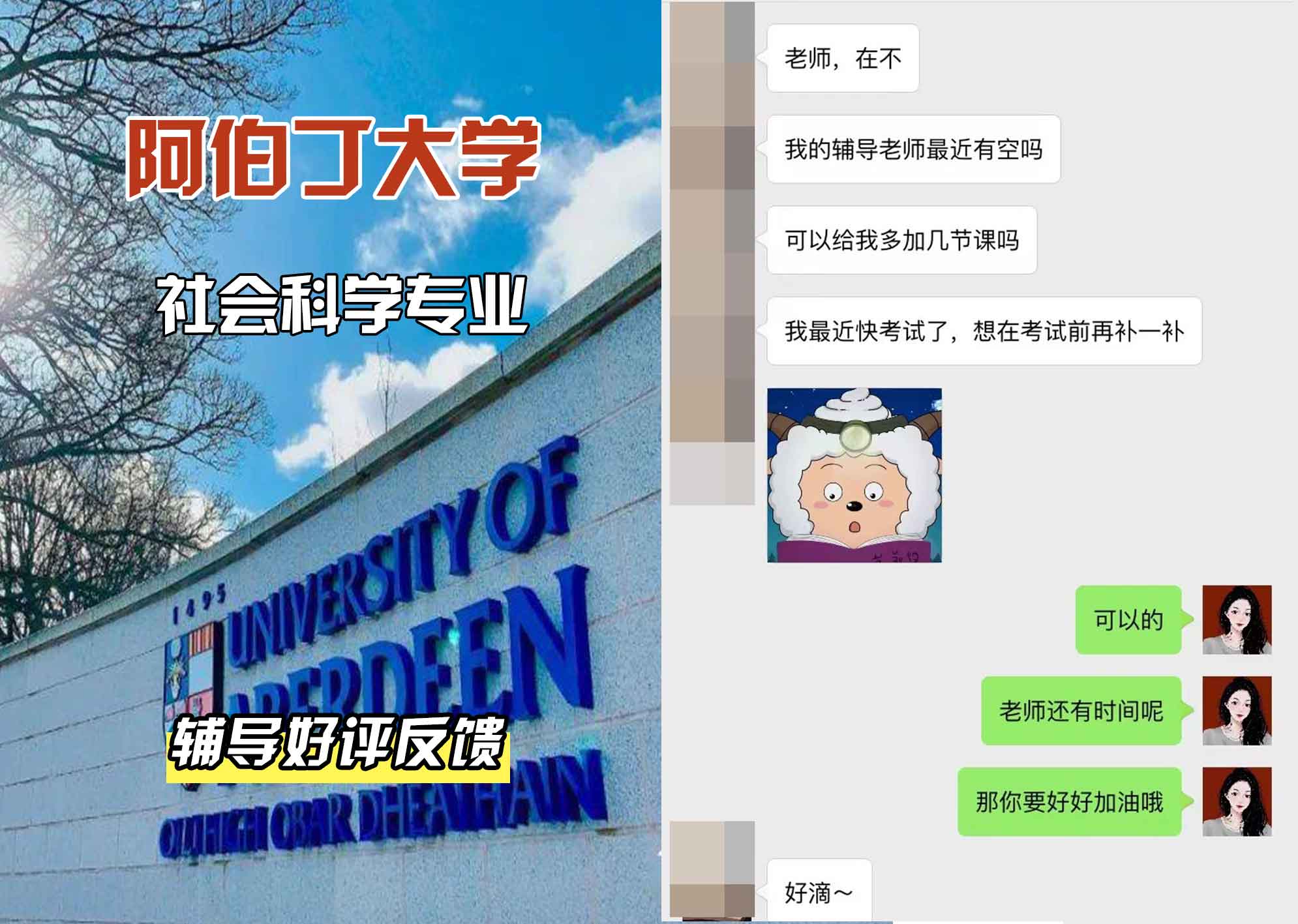 阿伯丁大学ABDN社会科学辅导好评反馈