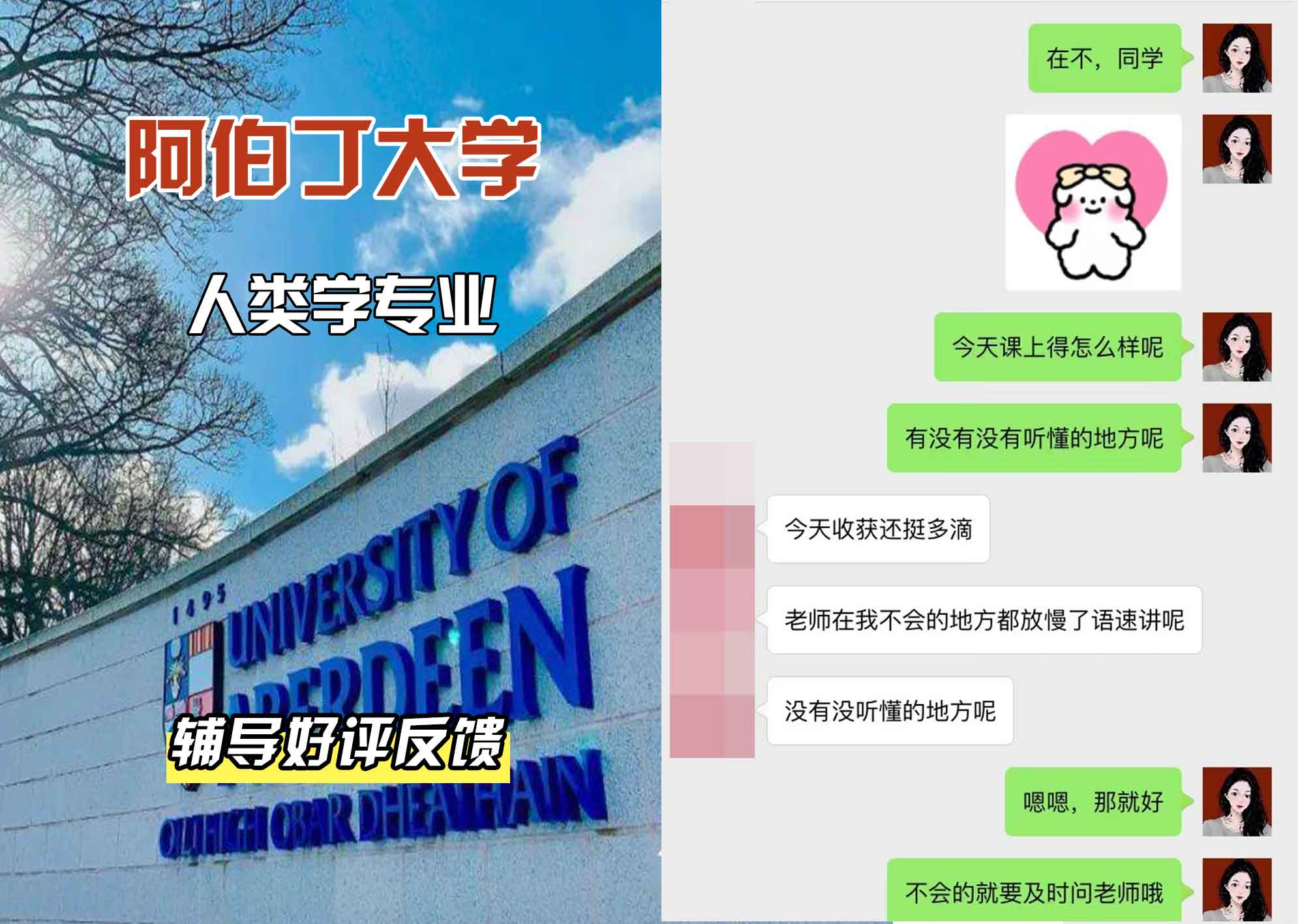 阿伯丁大学ABDN人类学辅导好评反馈