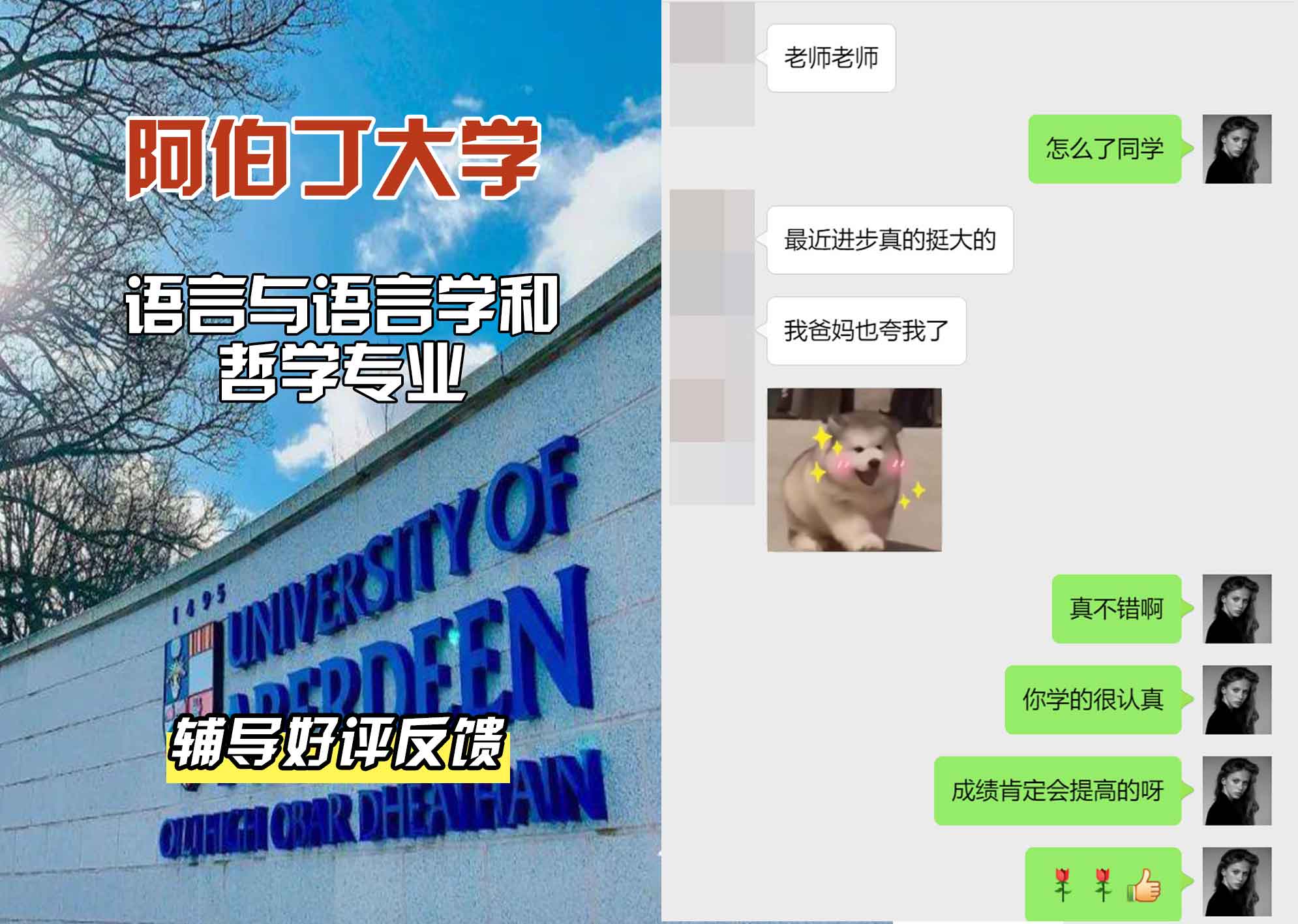 阿伯丁大学ABDN语言与语言学和哲学辅导好评反馈