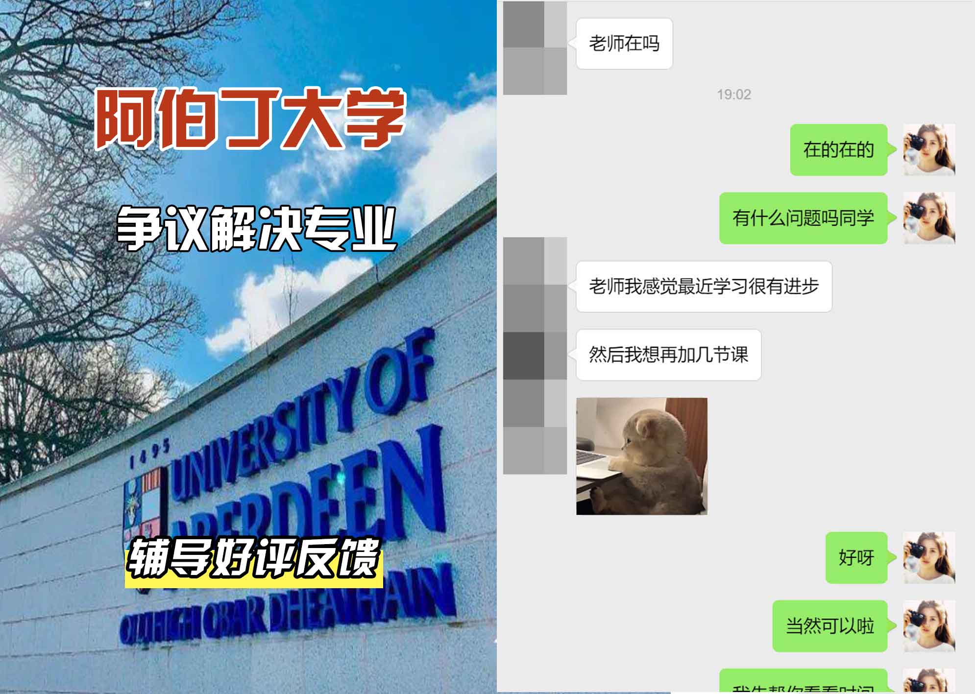 阿伯丁大学ABDN争议解决辅导好评反馈