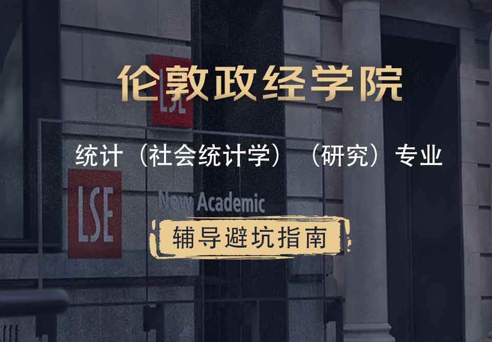 伦敦政治经济学院LSE统计（社会统计学）（研究）辅导避坑指南