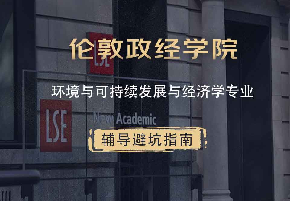 伦敦政治经济学院LSE环境与可持续发展与经济学辅导避坑指南