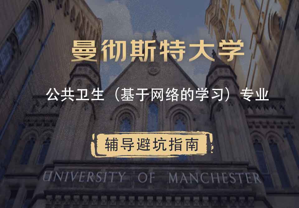 曼彻斯特大学曼大公共卫生（基于网络的学习）辅导避坑指南