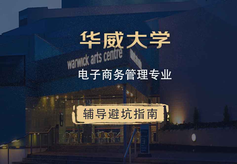 华威大学华威电子商务管理辅导避坑指南