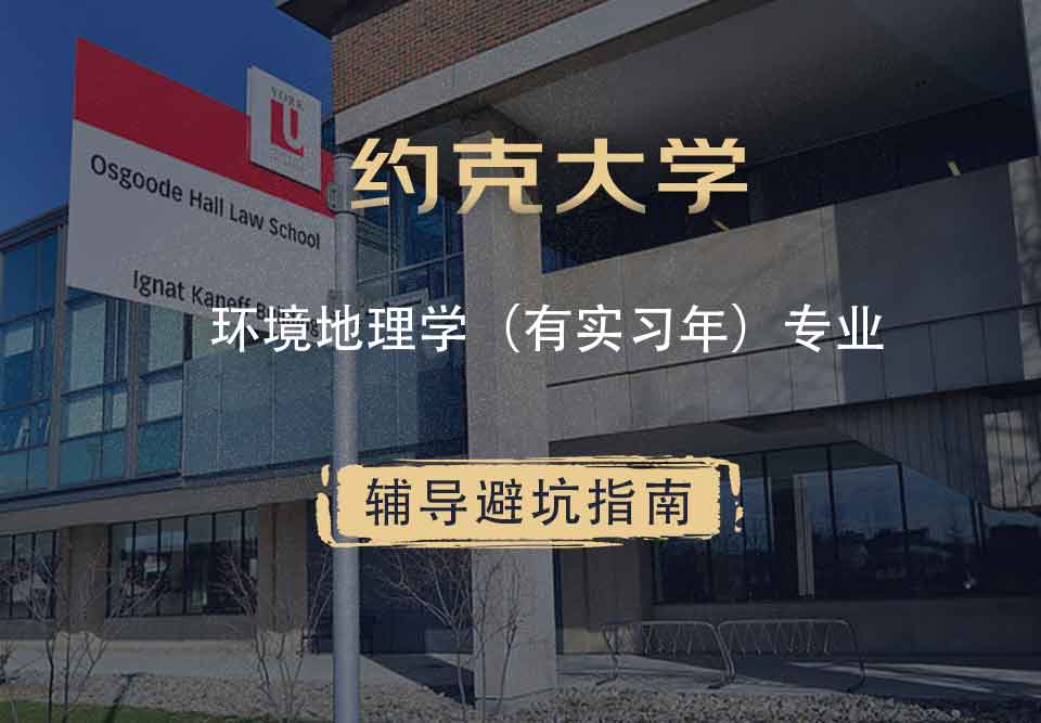 约克大学UOY环境地理学（有实习年）辅导避坑指南