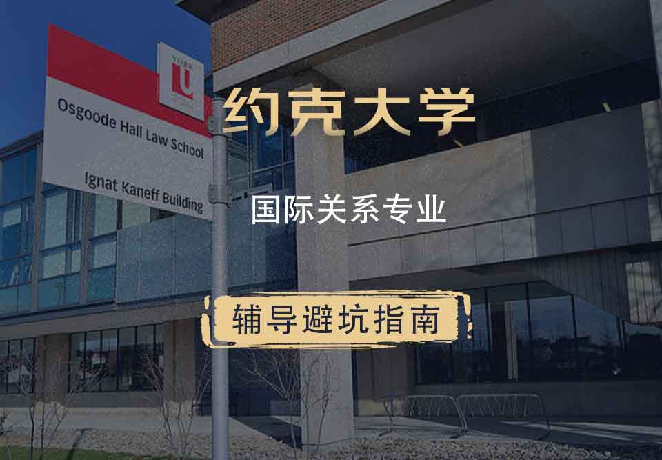 约克大学UOY国际关系辅导避坑指南