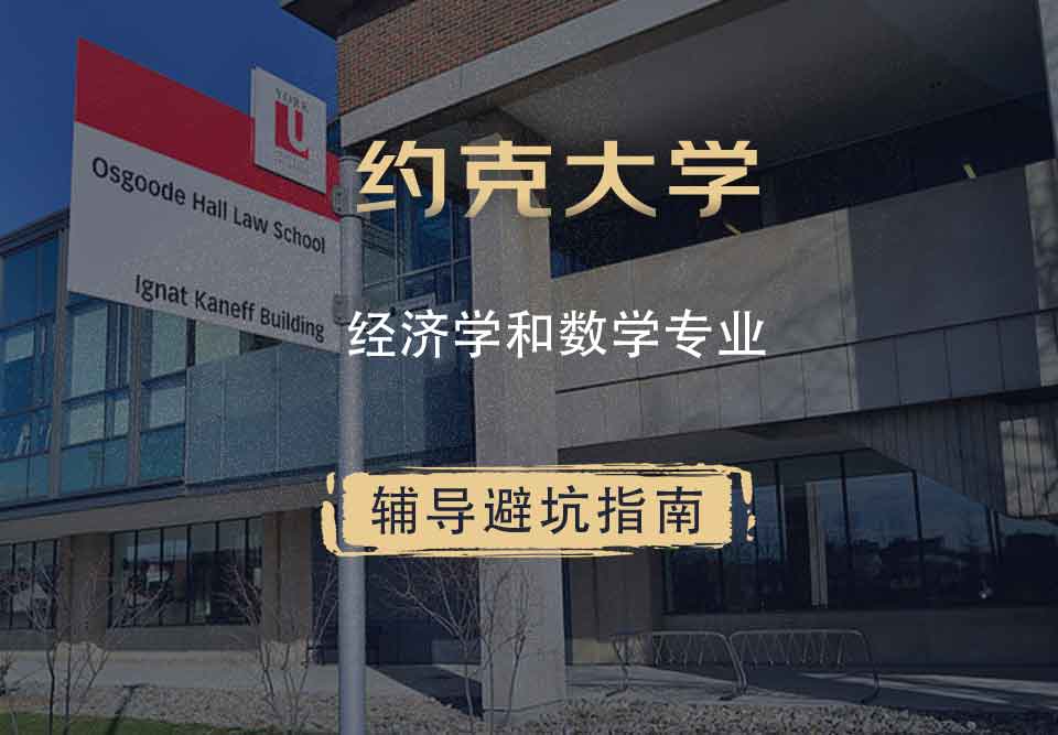 约克大学UOY经济学和数学辅导避坑指南