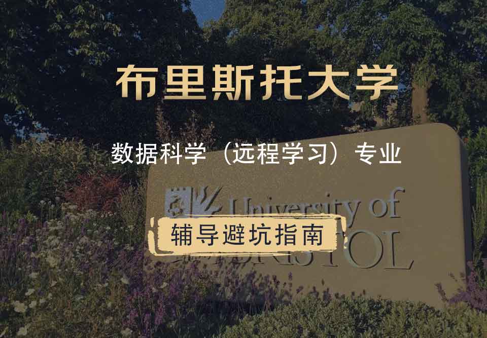 布里斯托大学布大数据科学（远程学习）辅导避坑指南