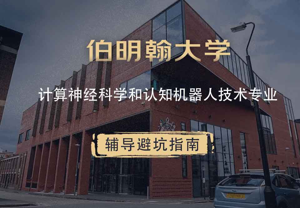伯明翰大学伯大计算神经科学和认知机器人技术辅导避坑指南