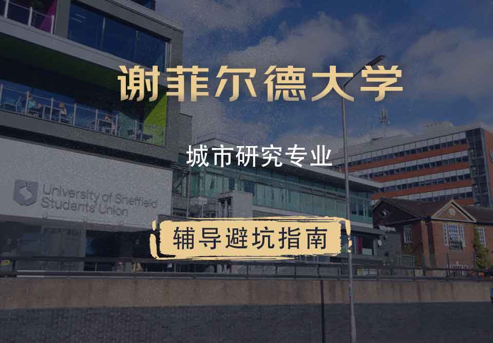 谢菲尔德大学谢大城市研究辅导避坑指南