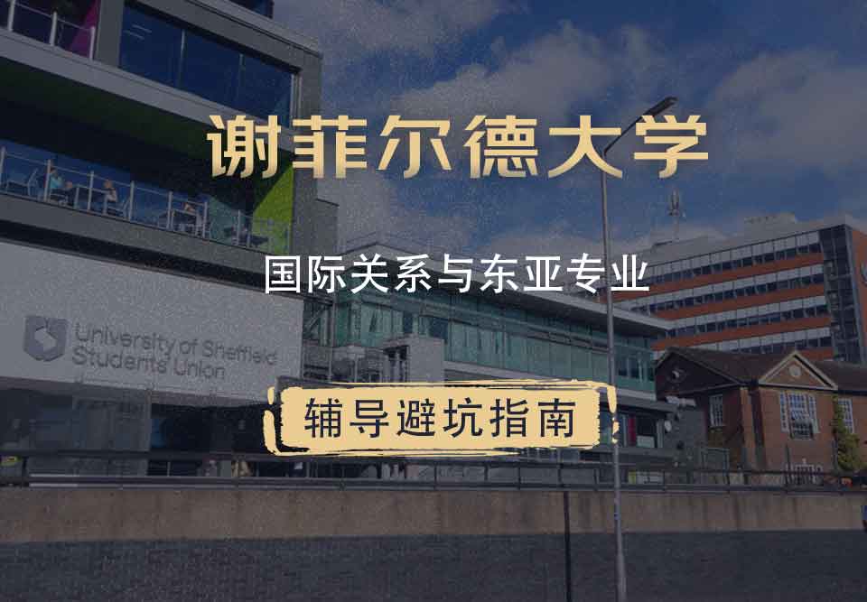 谢菲尔德大学谢大国际关系与东亚辅导避坑指南