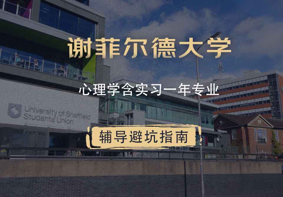 谢菲尔德大学谢大心理学含实习一年辅导避坑指南