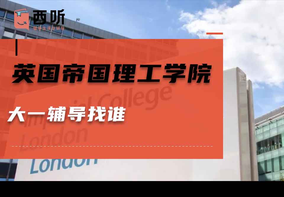 英国帝国理工学院大一辅导找谁