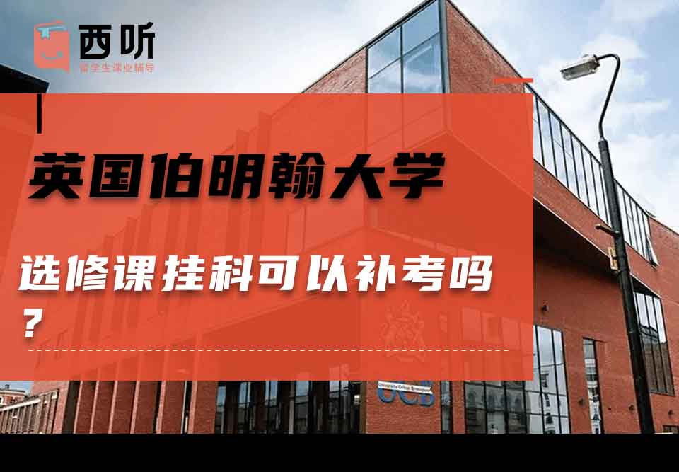 英国伯明翰大学选修课挂科可以补考吗?