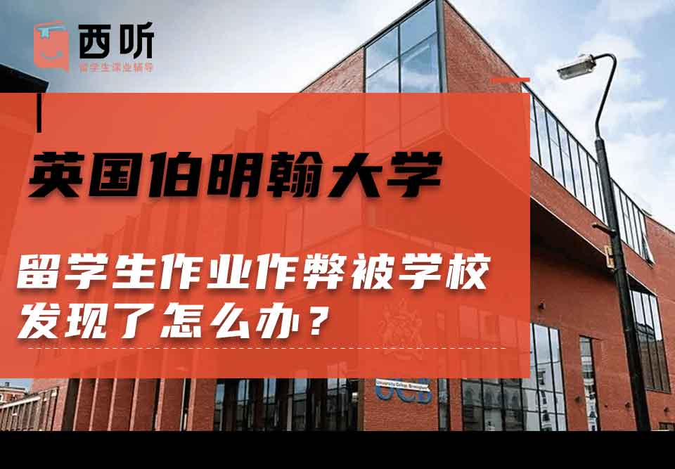 英国伯明翰大学留学生作业作弊被学校发现了怎么办？