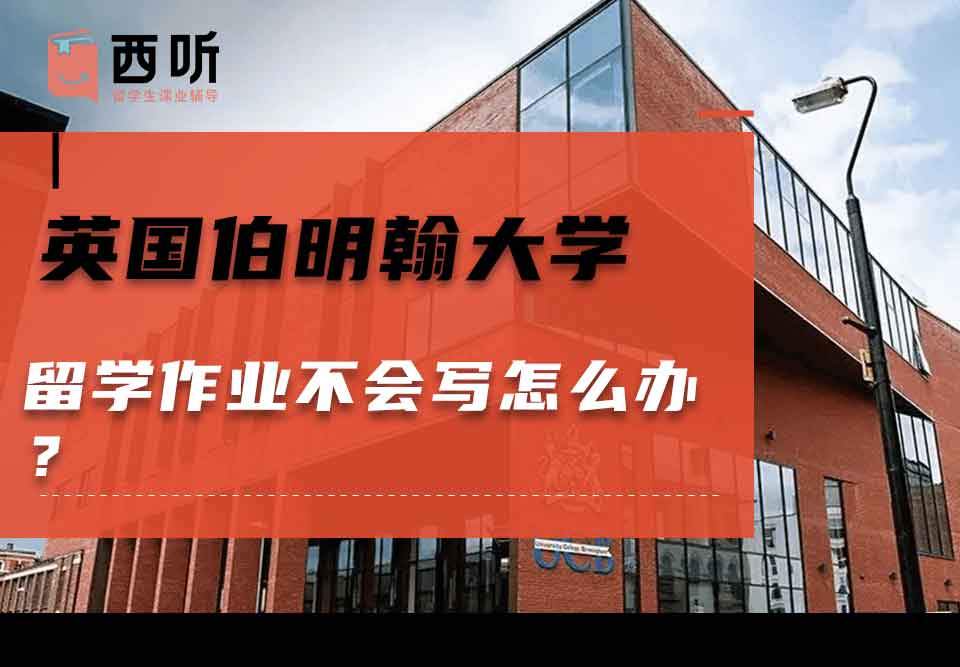 英国伯明翰大学留学作业不会写怎么办？