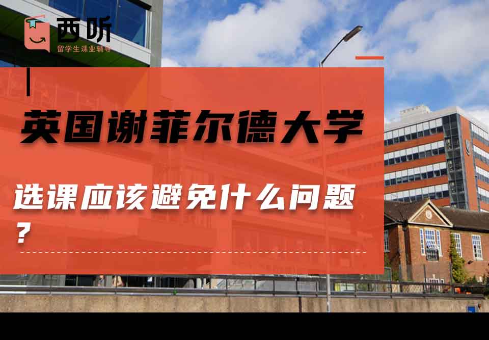 英国谢菲尔德大学选课应该避免什么问题？