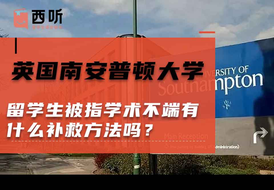 英国南安普顿大学留学生被指学术不端有什么补救方法吗？