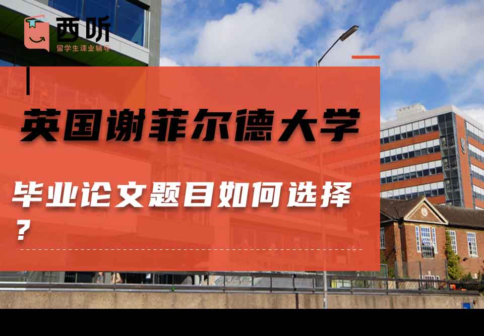 英国谢菲尔德大学毕业论文题目如何选择？
