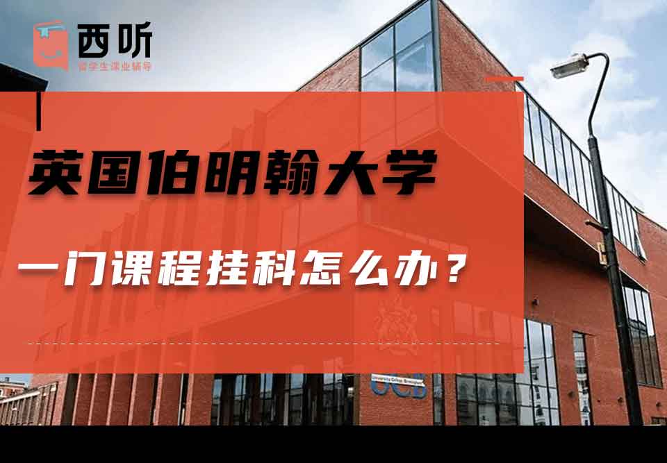 英国伯明翰大学一门课程挂科怎么办？