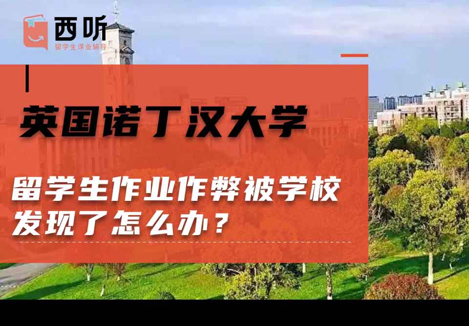 英国诺丁汉大学留学生作业作弊被学校发现了怎么办？