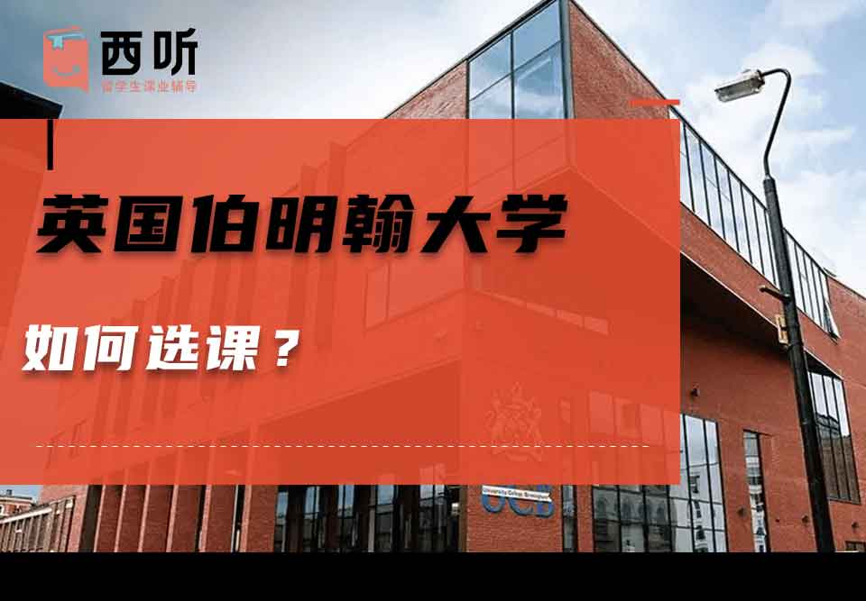英国伯明翰大学如何选课？