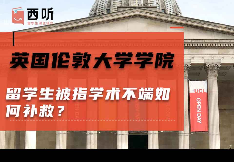 英国伦敦大学学院留学生被指学术不端如何补救？