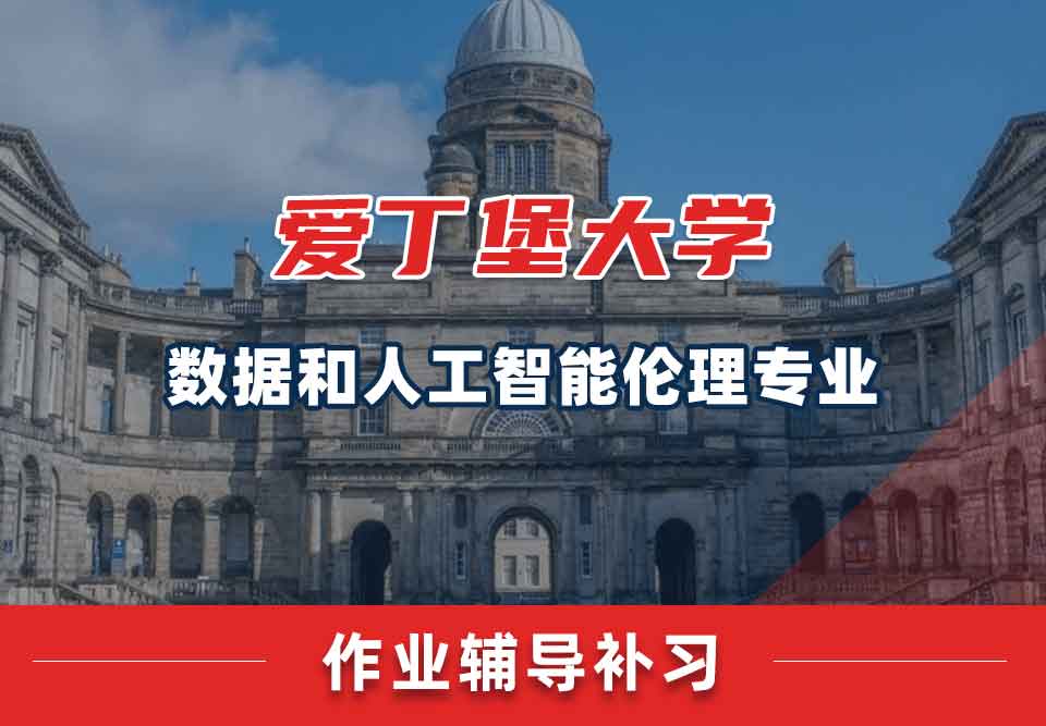 爱丁堡大学爱大数据和人工智能伦理作业辅导补习