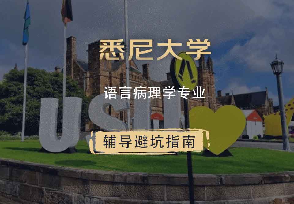 悉尼大学USYD语言病理学辅导避坑指南