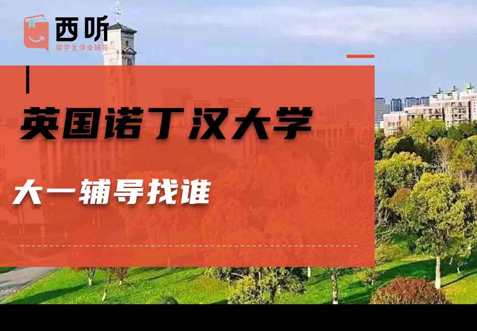 英国诺丁汉大学大一辅导找谁