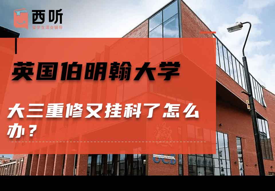英国伯明翰大学大三重修又挂科了怎么办?